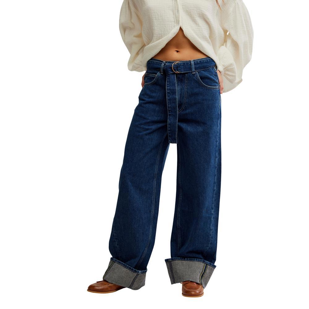 Free People We The Free East Bay Cuffed Jeans